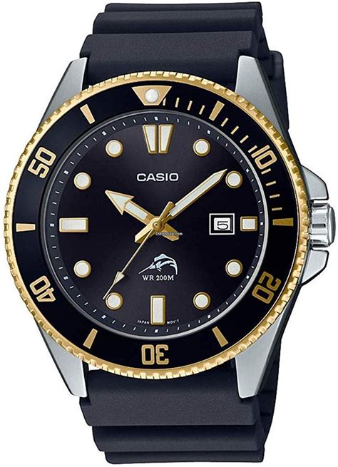 Casio Reloj Hombre Buceo Casio Mdv G A Marlin Duro Correa For