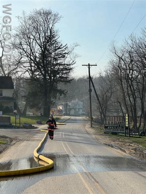 Tractor And Hay Fire In London Grove West Grove Fire Company