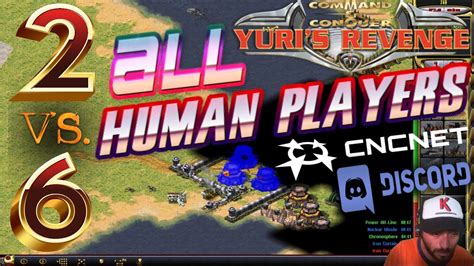 2 Vs 6 Human Players Command Conquer Red Alert 2 Online Multiplayer