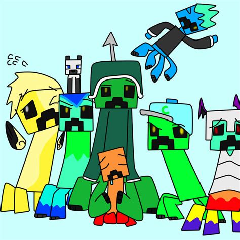 Creeppy's Creeper Family by Topaz-The-CrossCat73 on DeviantArt