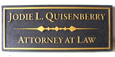 Attorney, Law Office and Courtroom Carved Wood Signs