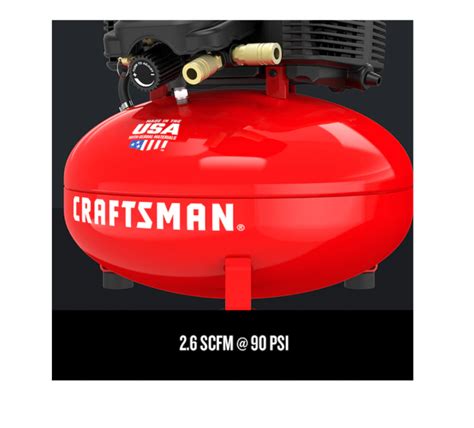 Craftsman Cmec6150 6 Gallon Portable Electric Pancake Air Compressor Single Stage Corded