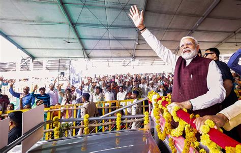 Pm Modi Dedicates Rail Projects Worth Rs 6350 Crore In Raigarh