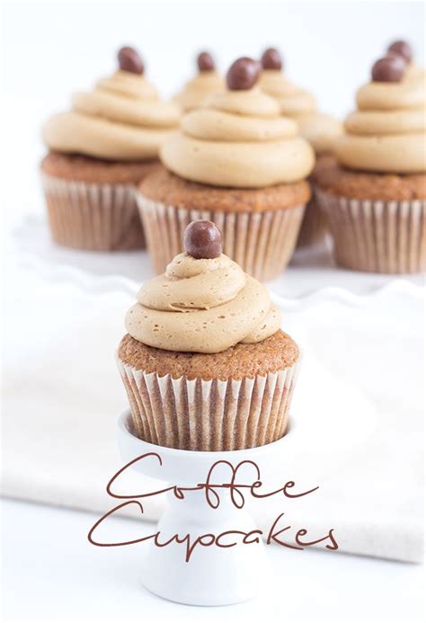 Coffee Cupcakes With Coffee Buttercream Coffee Dessert Cake Recipes