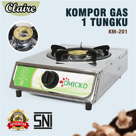 Jual KOMPOR GAS OMICKO 1 TUNGKU / KOMPOR 1 TUNGKU | Shopee Indonesia