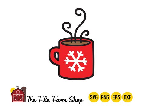 Hot Cocoa Mug SVG Hot Chocolate SVG Hot Cocoa SVG Cocoa Svg Winter Svg Christmas Svg