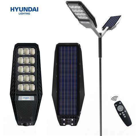 Hyundai Factory Outdoor Ip Solar Powered Led Garden Street Flagpole