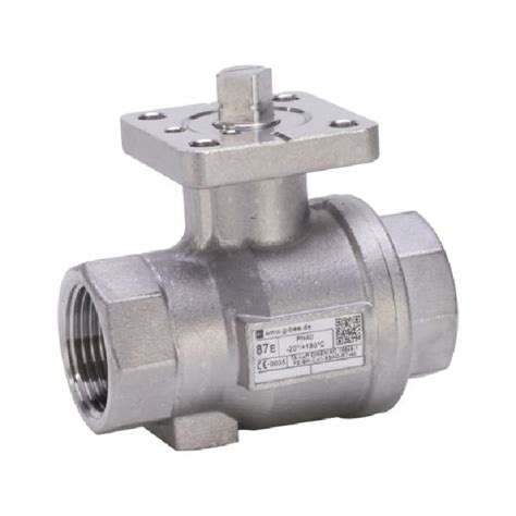 PACH Systems Ball Valve With Thread Connection Of Stainless Steel