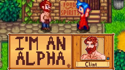 The Stardew Valley Mod That Fixes Clint Youtube