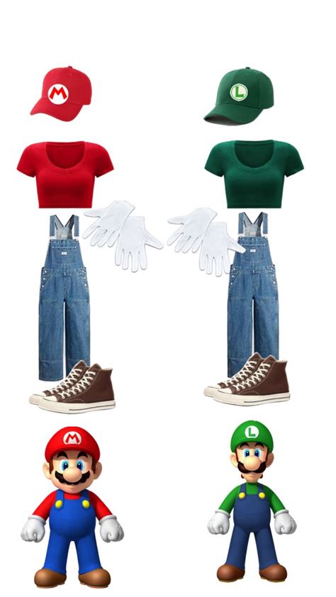 Mario X Luigi Duo Costumes In Mario Halloween Costumes Mario