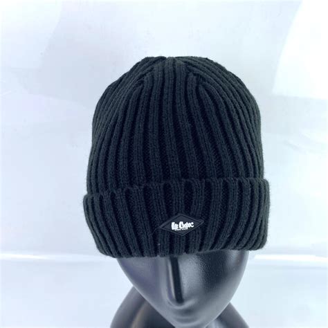Custom Ribbed Beanie with Polar Fleece Lining Basic Acrylic Knitted