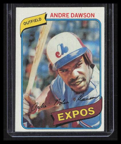 Andre Dawson Topps Montreal Expos Ebay