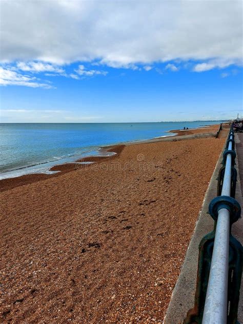 Seafront View In Hove England Stock Photo - Image of beach, travel ...