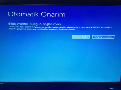 Bilgisayar otomatik onarma ekranında kaldı Technopat Sosyal