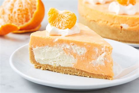 Tangerine Cheesecake This No Bake Creamsicle Cheesecake From Thenimshi