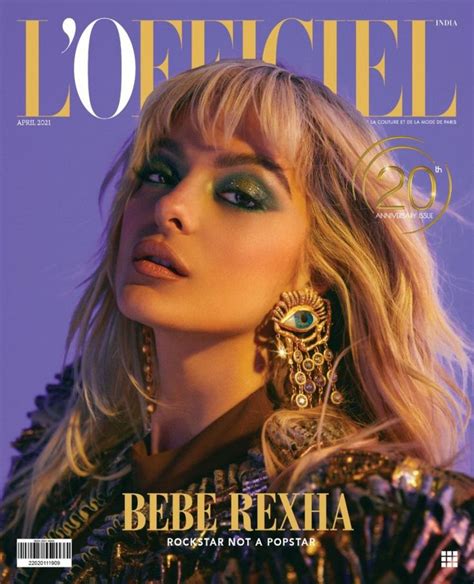 Bebe Rexha In Lofficiel Magazine Indias 20th Anniversary Special