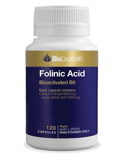 Bioceuticals Folinic Acid Australian Vitamins