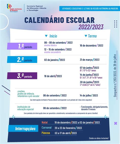 Calendario 2023 2024 Escolaridade Portuguesa Venezuela Presidente ...