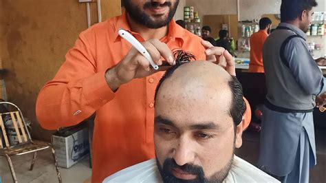 Headshave Head Shave Boy Head Shave Tutorial And Head Massage By Mujahidsalon Youtube