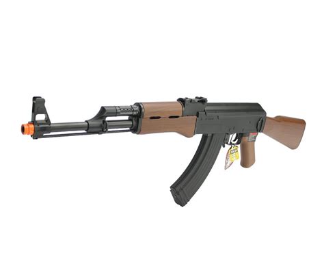 Rifle De Airsoft Gandg Ak47 Cm Rk47 Aeg Imitation Wood Cal 6mm