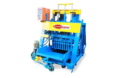 Mild Steel Everon Impex Heavy Duty Hollow Block Making Machine