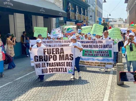 Colectivos Ambientalistas Marchan En Xalapa En Defensa Del Agua La