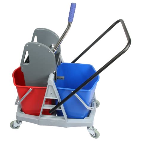 Abs Multicolor Litre Double Bucket Mop Wringer Trolley Model Name