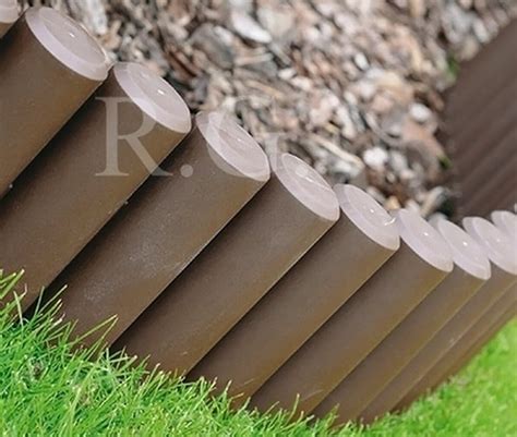 Palisade Beetumrandung Rasenkante Beeteinfassung 2 7m 4 Farben Von Rg