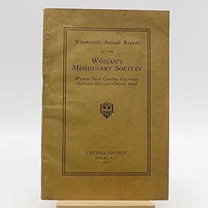 Nineteenth Annual Report Of The Woman S Missionary Society Western