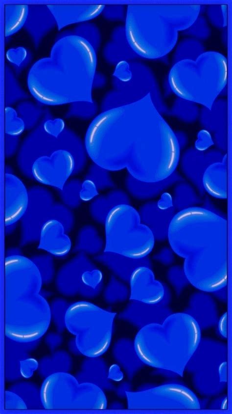 Pin By Mary Mills On Heart Blue Pictures Glitter Phone Wallpaper