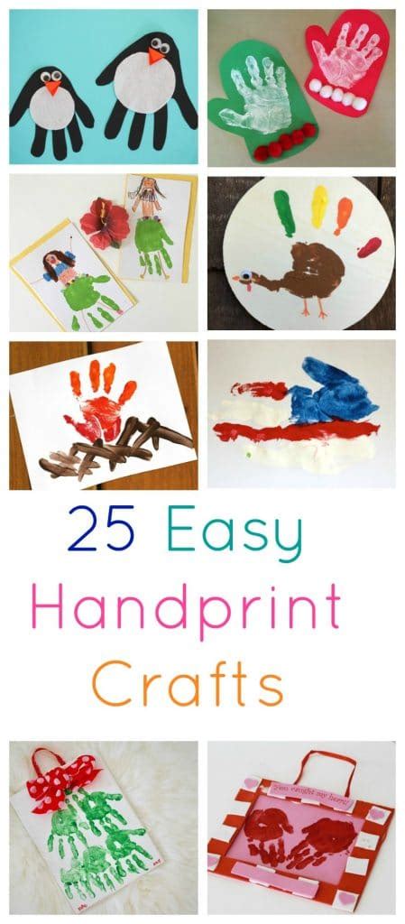 25 Craft Ideas Using Childrens Handprints The Chirping Moms