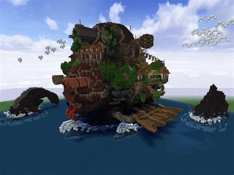 Howl's Moving Castle Minecraft Map