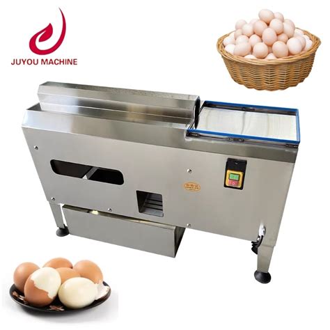 Chicken Egg Peeler And Sheller Automatic Boiled Egg Shelling Machine