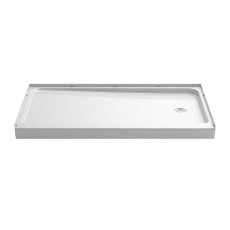 Sterling Ensemble 32 In X 60 In Single Threshold Shower Base In White 72181120 0 The Home Depot