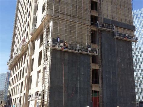 Construction Site Building Facade Maintenance Repair Working Platform