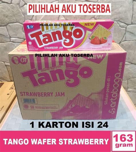 Jual Tango Wafer Strawberry Gr Harga Karton Isi Pcs Di