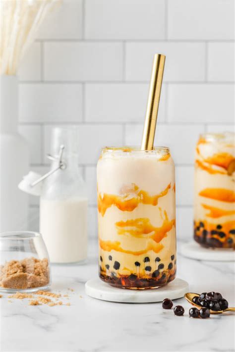 Brown Sugar Milk Tea Tiger Milk Tea Recipe Takes Two Eggs