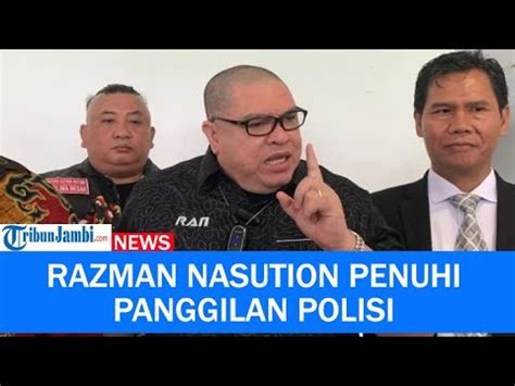 Usai Dijadikan Tersangka Oleh Hotman Paris Razman Nasution Penuhi