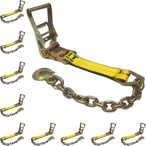 Mega Cargo Control 2 X 60 Ratchet Strap With Chain