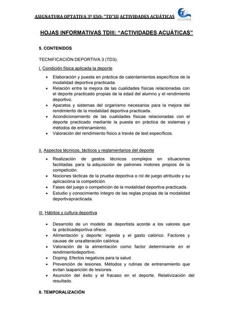 Hojas Informativas Acuaticas Docx