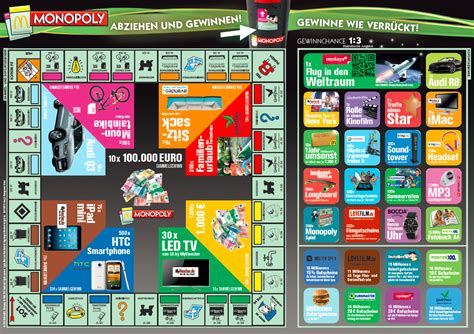 McDonald's Monopoly 2013. Game Board, Rare Pieces: McDonald’s Monopoly ...