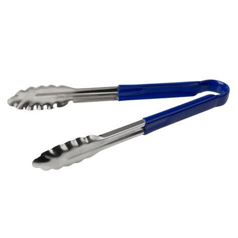 Hygiplas Colour Coded Blue Serving Tongs 300mm CB156 Nisbets