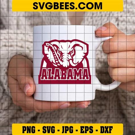 Alabama Logo SVG - PNG, DXF, EPS Files - SVGbees