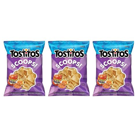 Tostitos Scoops Tortilla Chips 215g75oz 3 Pack