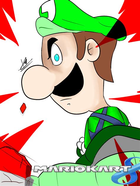 MARIO KART 8 - Luigi's Death Stare! by kaiserkleylson on DeviantArt