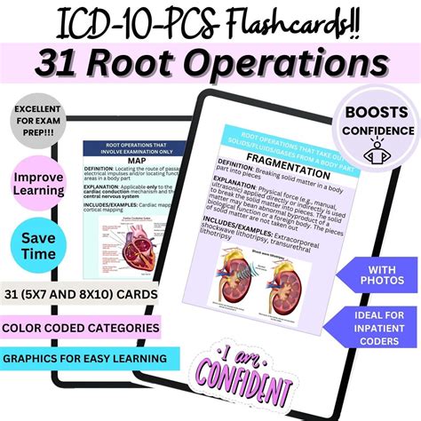 Icd Pcs Root Operation Flashcards For Medical Coder Icd