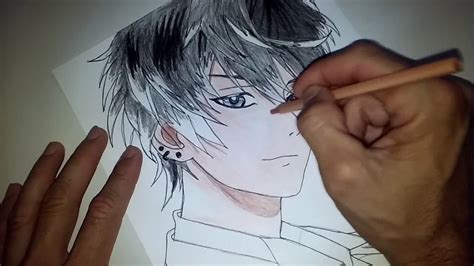 Como Desenhar O Ruki - desenhando o ruki do anime diabolik lovers drawnig ruki - YouTube