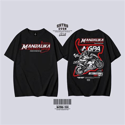 Jual BAJU KAOS MANDALIKA BALAP GP PERTAMINA SAG RACING TEAM INDONESIA