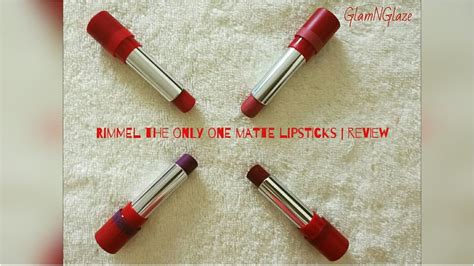 Rimmel The Only One Matte Lipsticksreviewhandlip Swatches Youtube