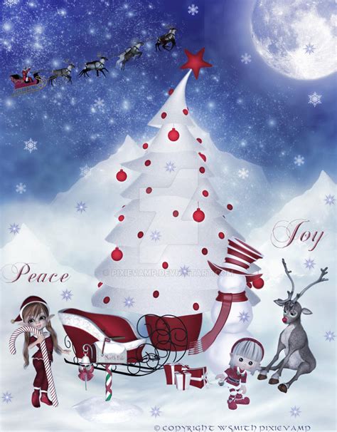 Christmas Eve In Santa Land by pixievamp on DeviantArt